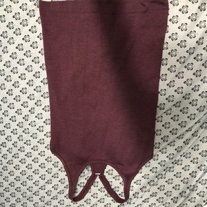 Lululemon burgundy ribbed tank top